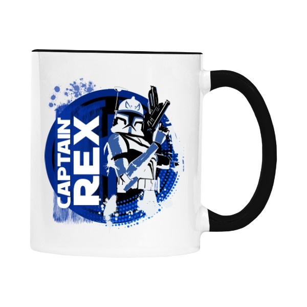 Hrnek malý barevný s potiskem Capt. Rex 