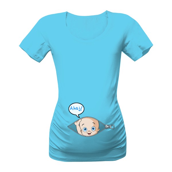 Tričko s potiskem Ahoj mimi