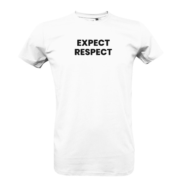 Tričko s potiskem expect respect