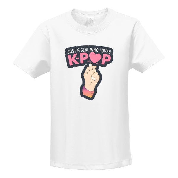Tričko s potiskem Just K-POP 