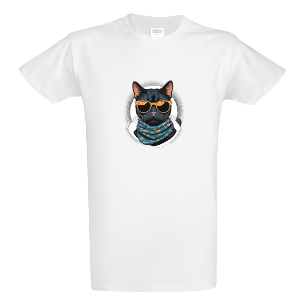 Tričko s potiskem Kocour