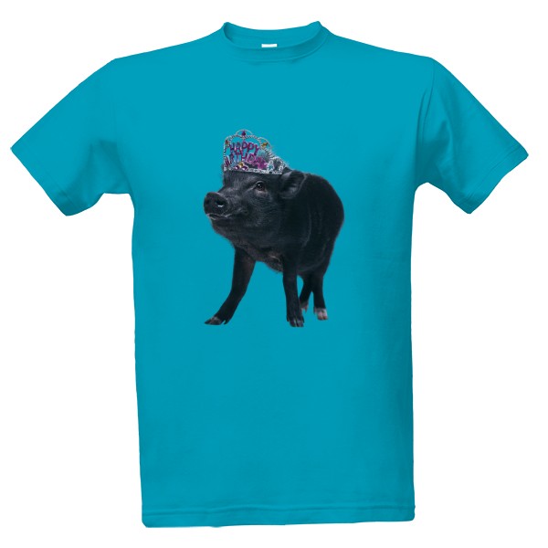 Tričko s potiskem Narozeninové prasátko