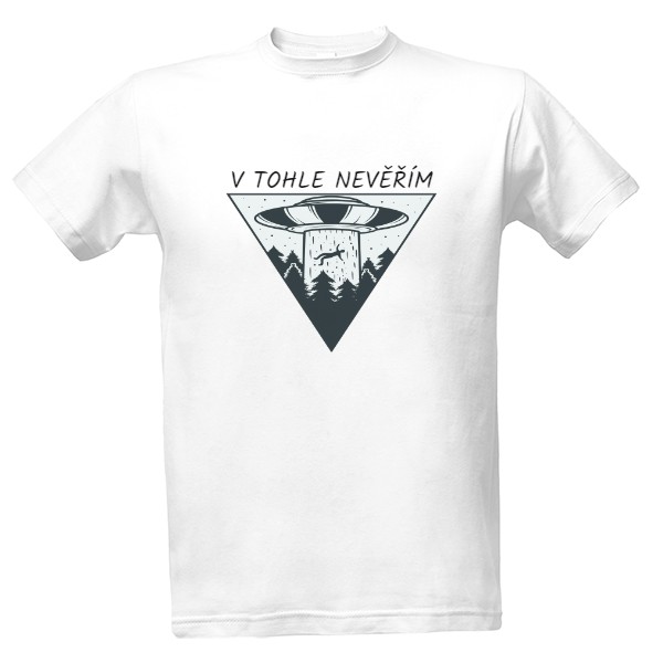 Tričko s potiskem Nevěřím