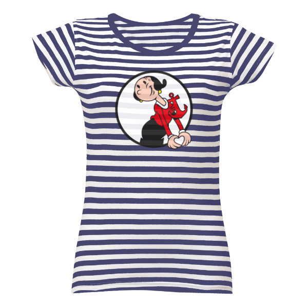 Tričko s potiskem Olive Oyl - vodácké triko