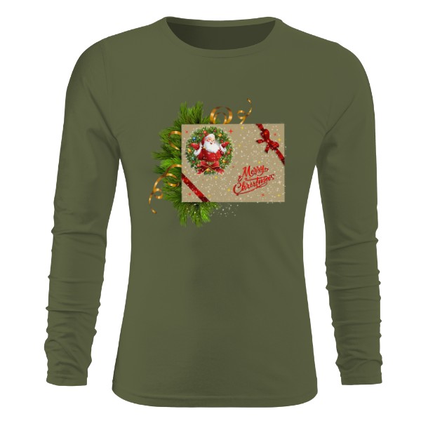 Tričko s potiskem Merry Christmas